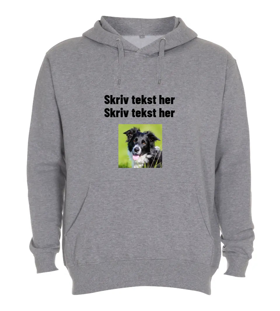 Hoodie - Design selv med tekst og clipart eller billede