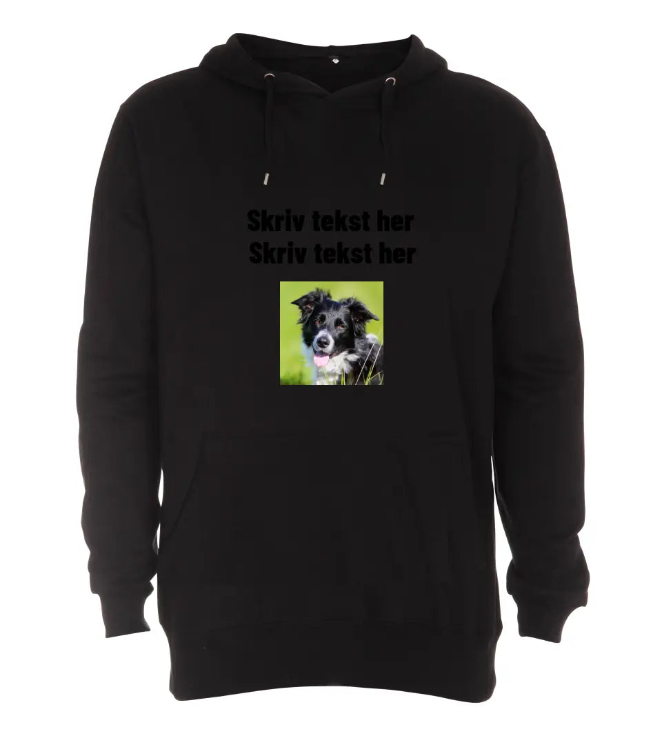 Hoodie - Design selv med tekst og clipart eller billede