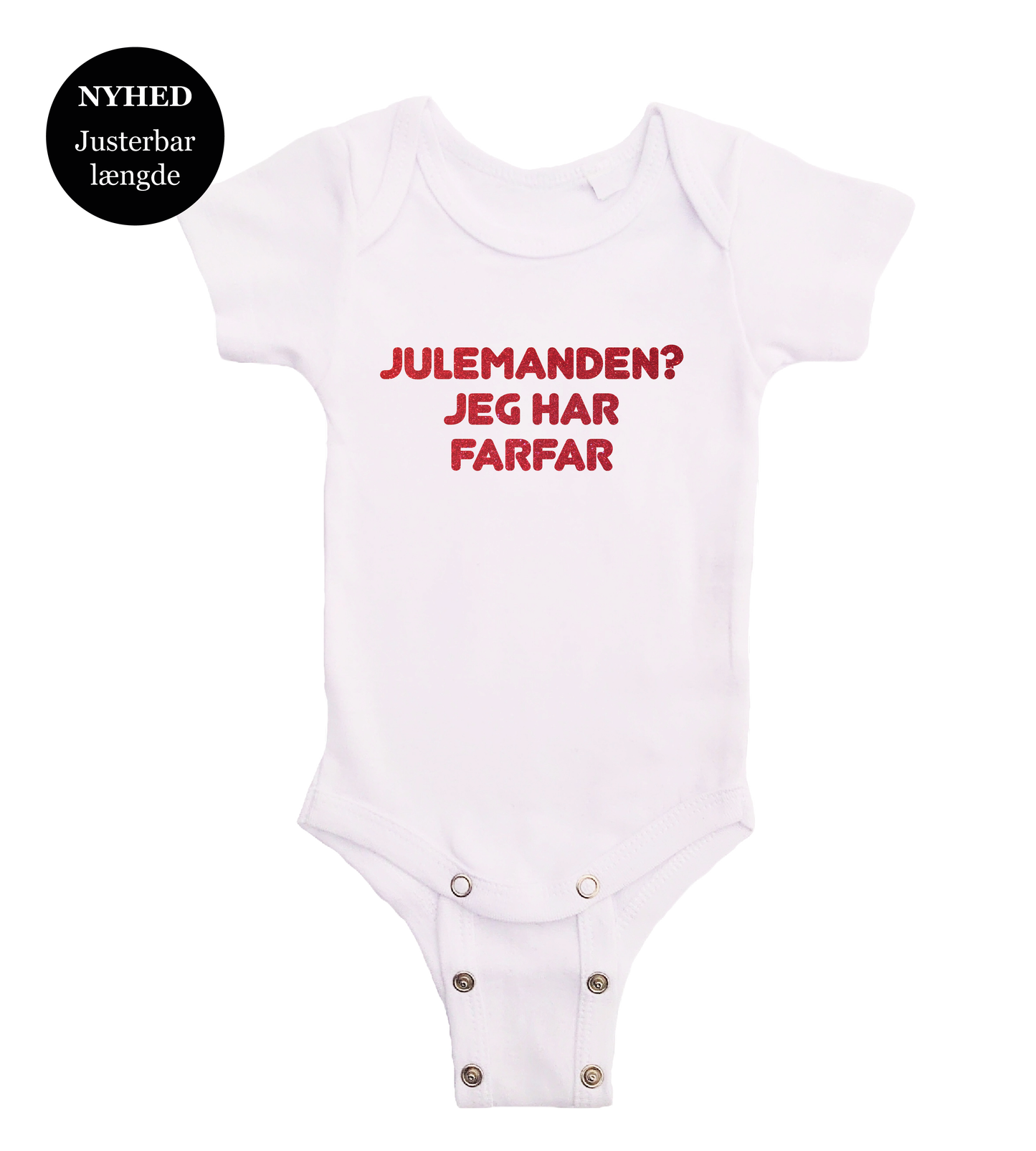 Jule Baby bodystocking - Julemanden? jeg har Farfar