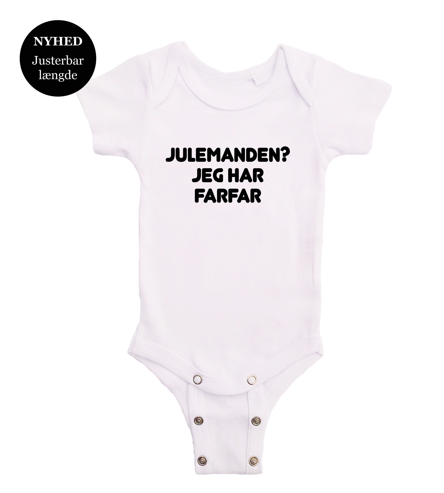 Jule Baby bodystocking - Julemanden? jeg har Farfar