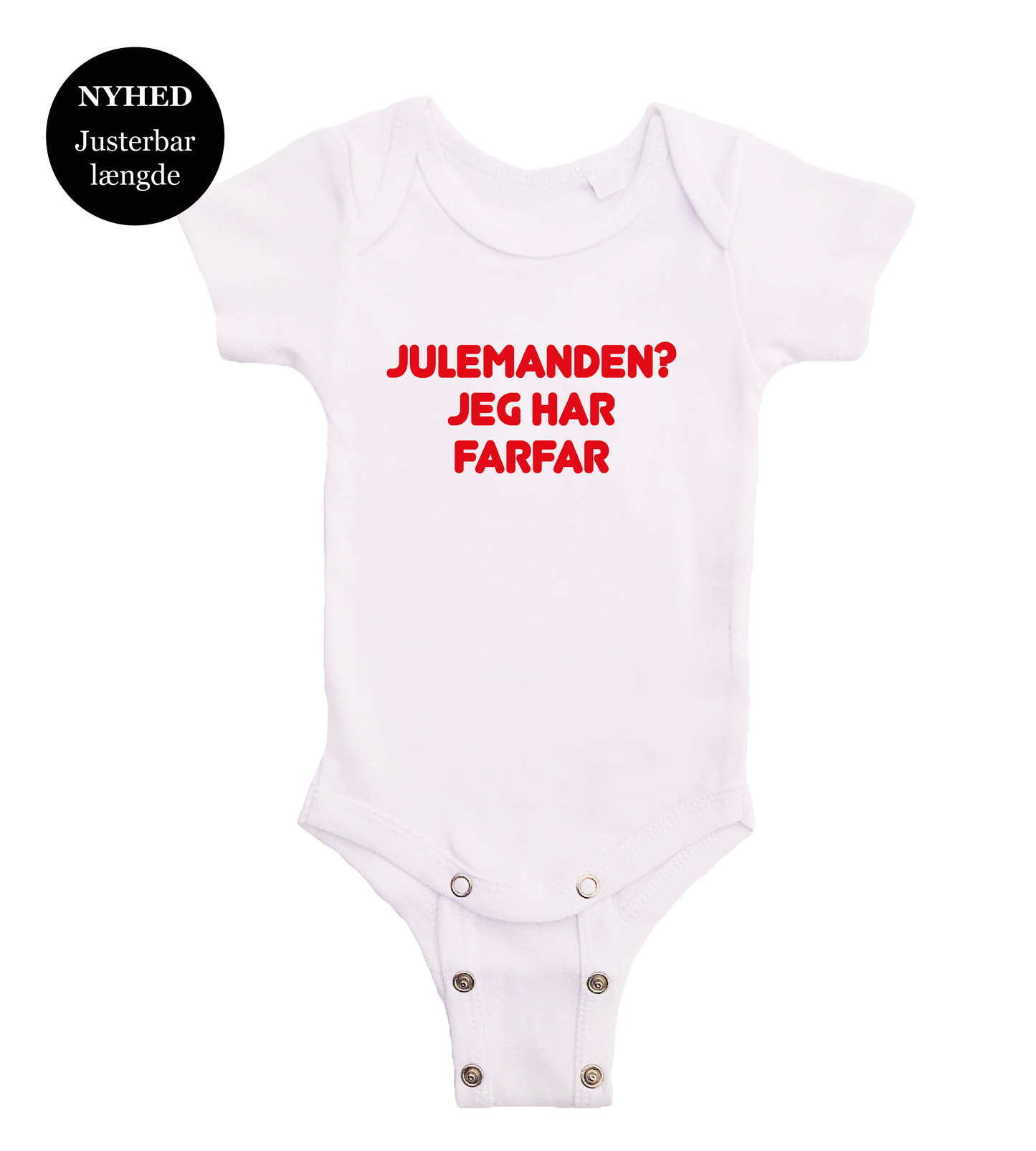 Jule Baby bodystocking - Julemanden? jeg har Farfar