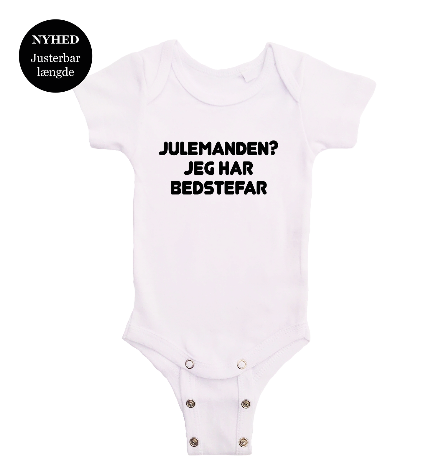 Jule baby bodystocking - Julemanden? jeg har bedstefar