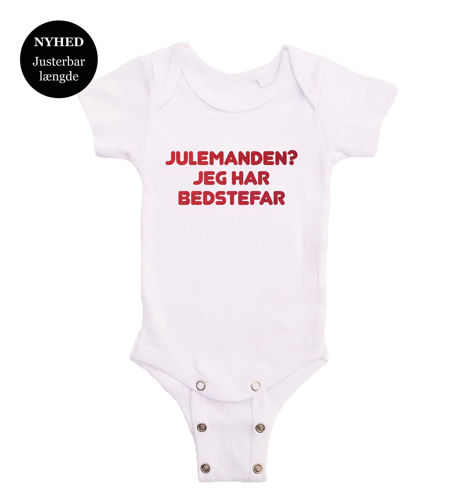 Jule baby bodystocking - Julemanden? jeg har bedstefar