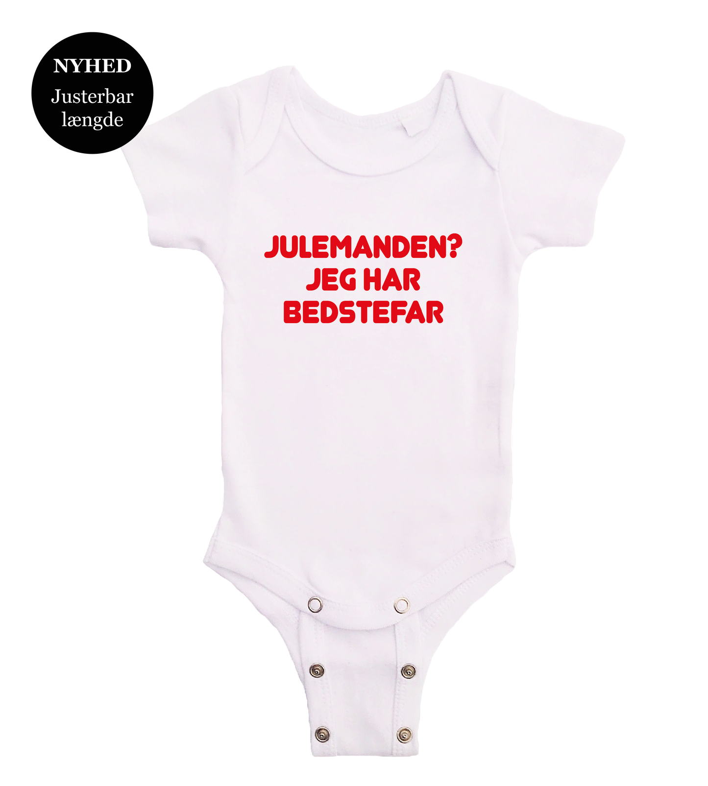 Jule baby bodystocking - Julemanden? jeg har bedstefar