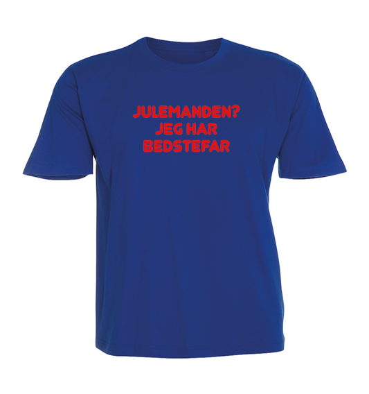 Jule Børne t-shirt - Julemanden? jeg har Bedstefar