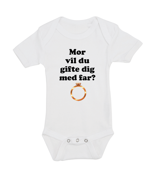 Baby bodystocking - Mor vil du gifte dig med far?