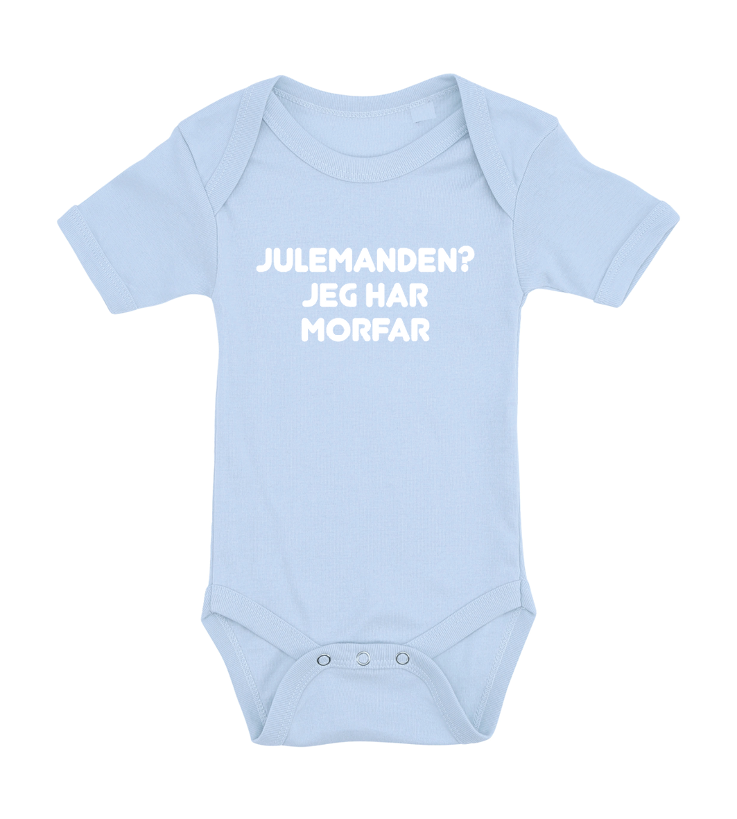 Jule baby bodystocking - Julemanden? jeg har Morfar