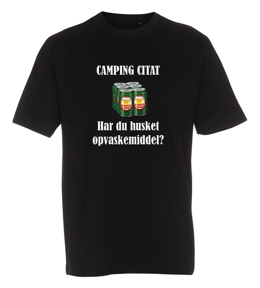 Camping citat, Har du husket opvaskemiddel?