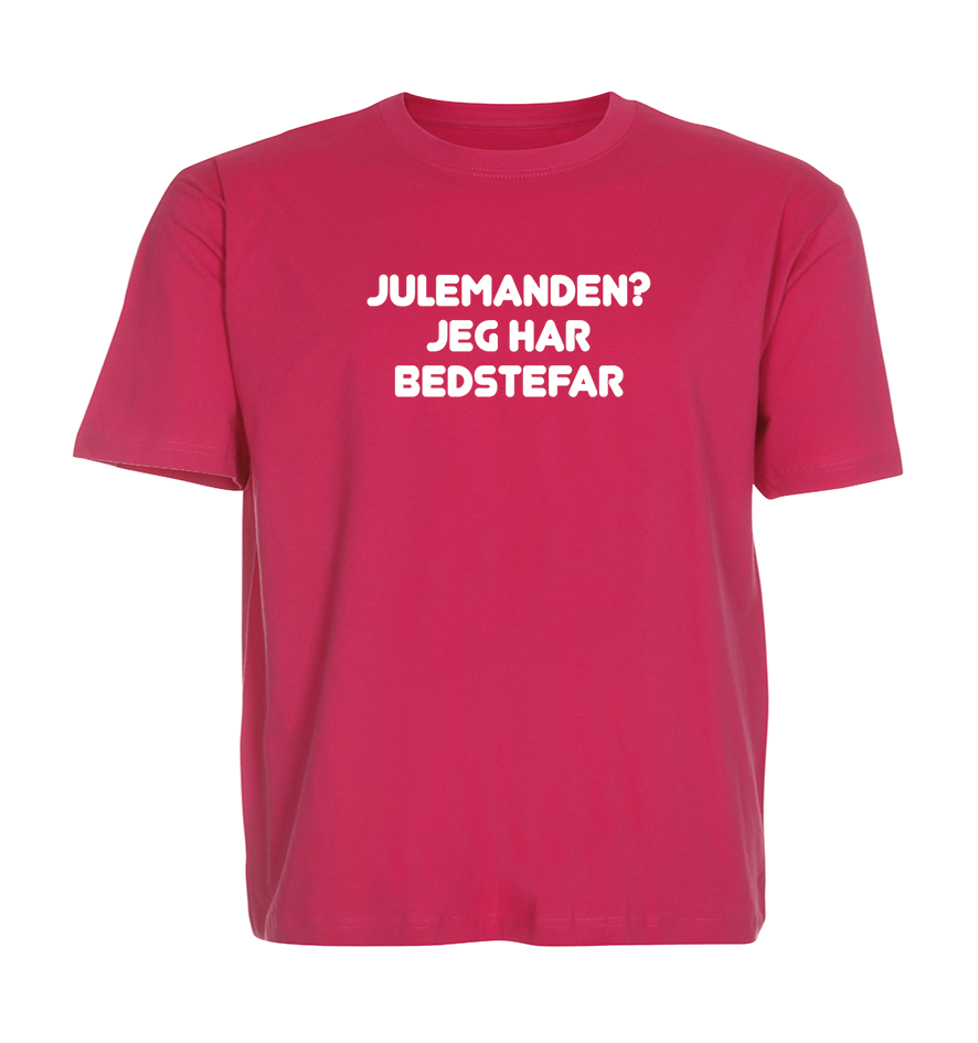 Jule Børne t-shirt - Julemanden? jeg har Bedstefar