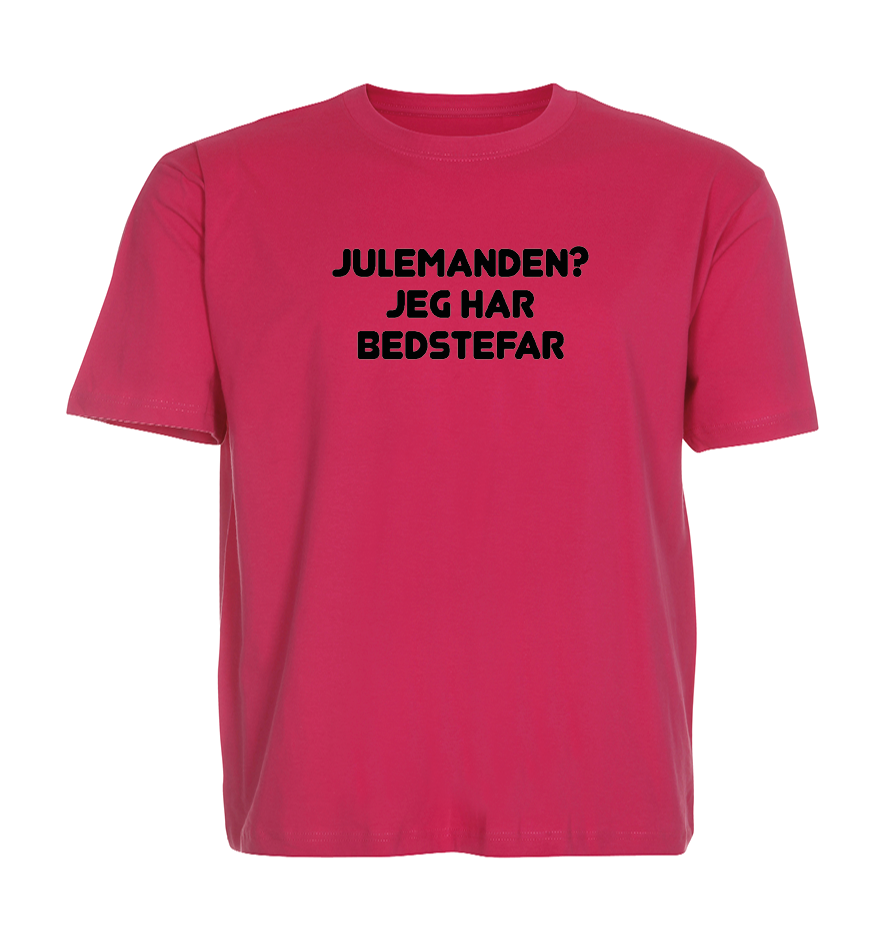 Jule Børne t-shirt - Julemanden? jeg har Bedstefar