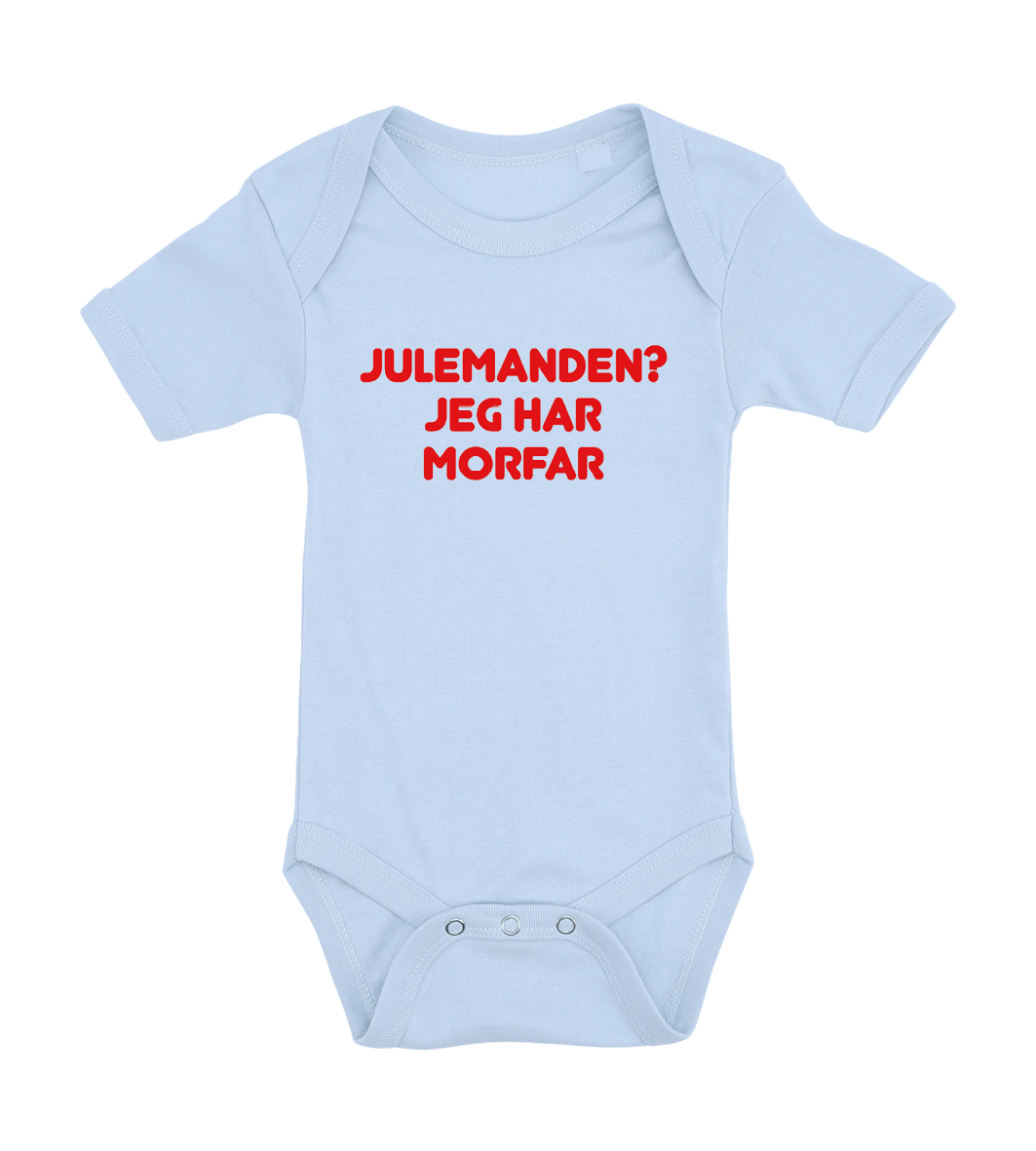 Jule baby bodystocking - Julemanden? jeg har Morfar