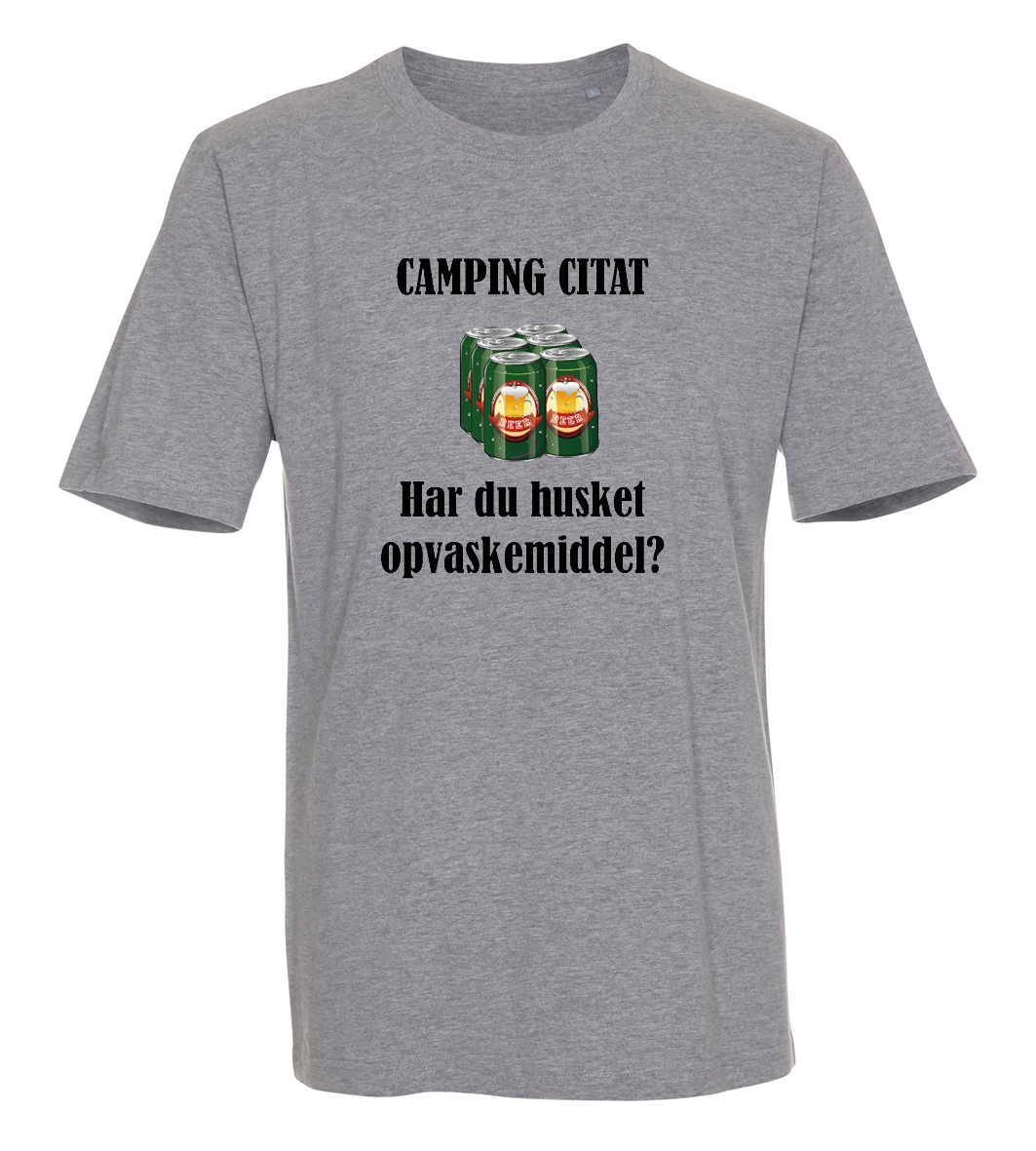 Camping citat, Har du husket opvaskemiddel?