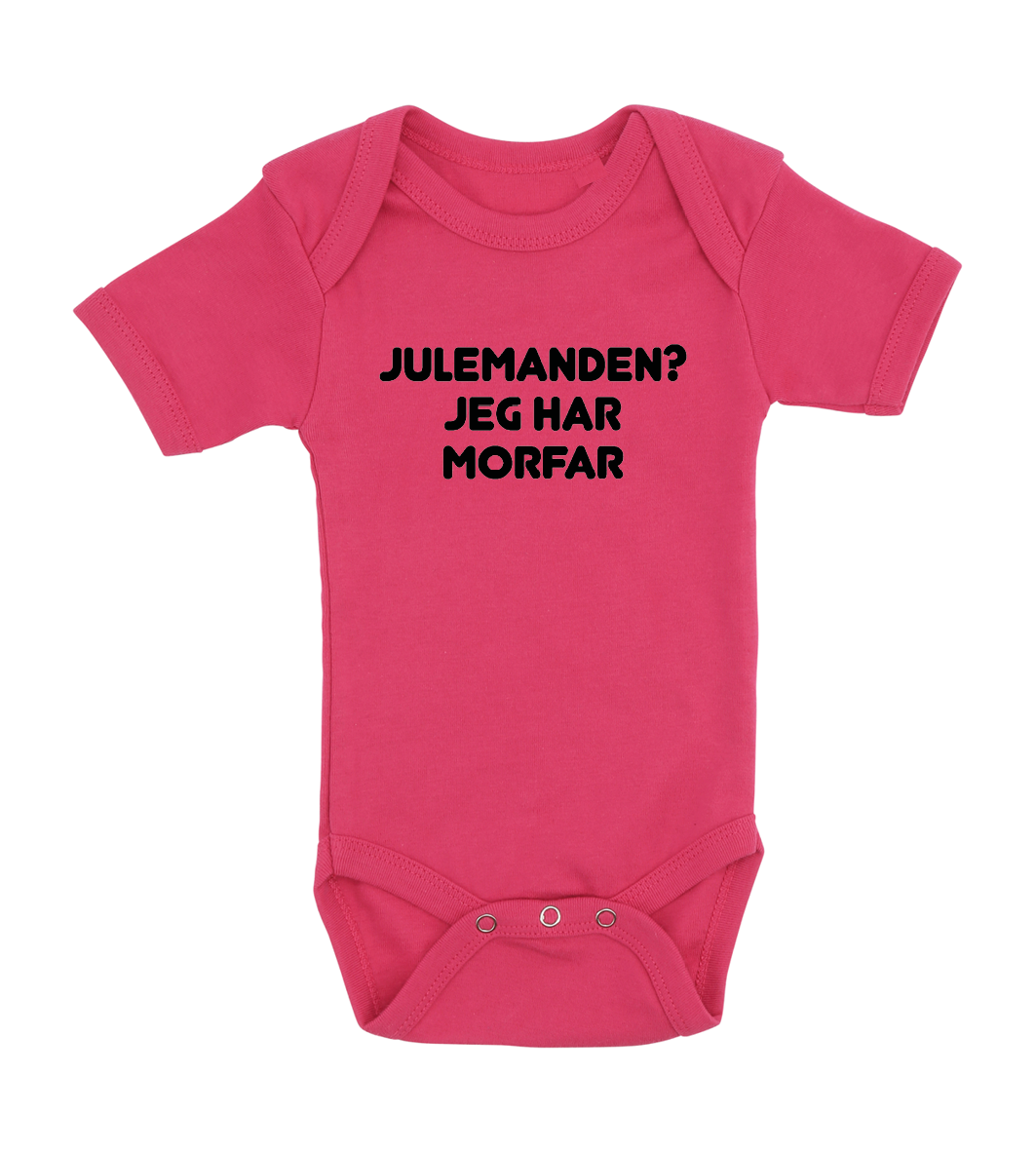 Jule baby bodystocking - Julemanden? jeg har Morfar