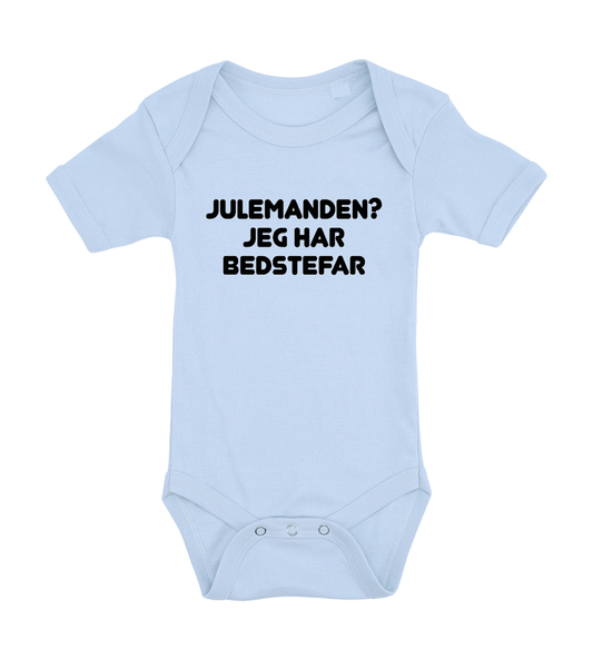 Jule baby bodystocking - Julemanden? jeg har bedstefar