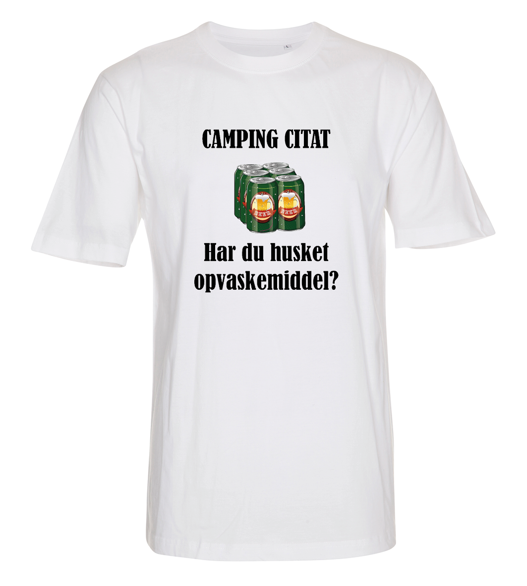 Camping citat, Har du husket opvaskemiddel?