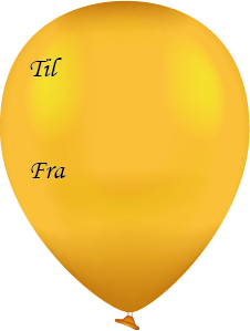 Til & Fra (GUL BALLON)