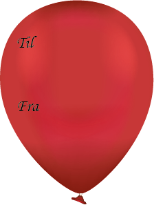 Til & Fra (RØD BALLON)