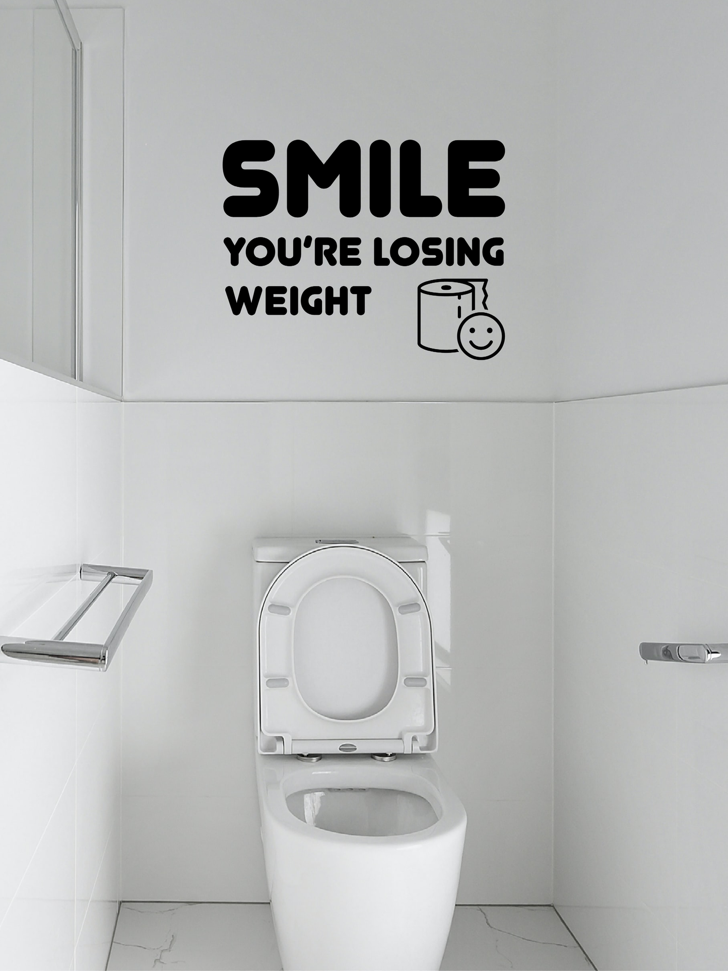 Wallstickers - Smile you're losing weight